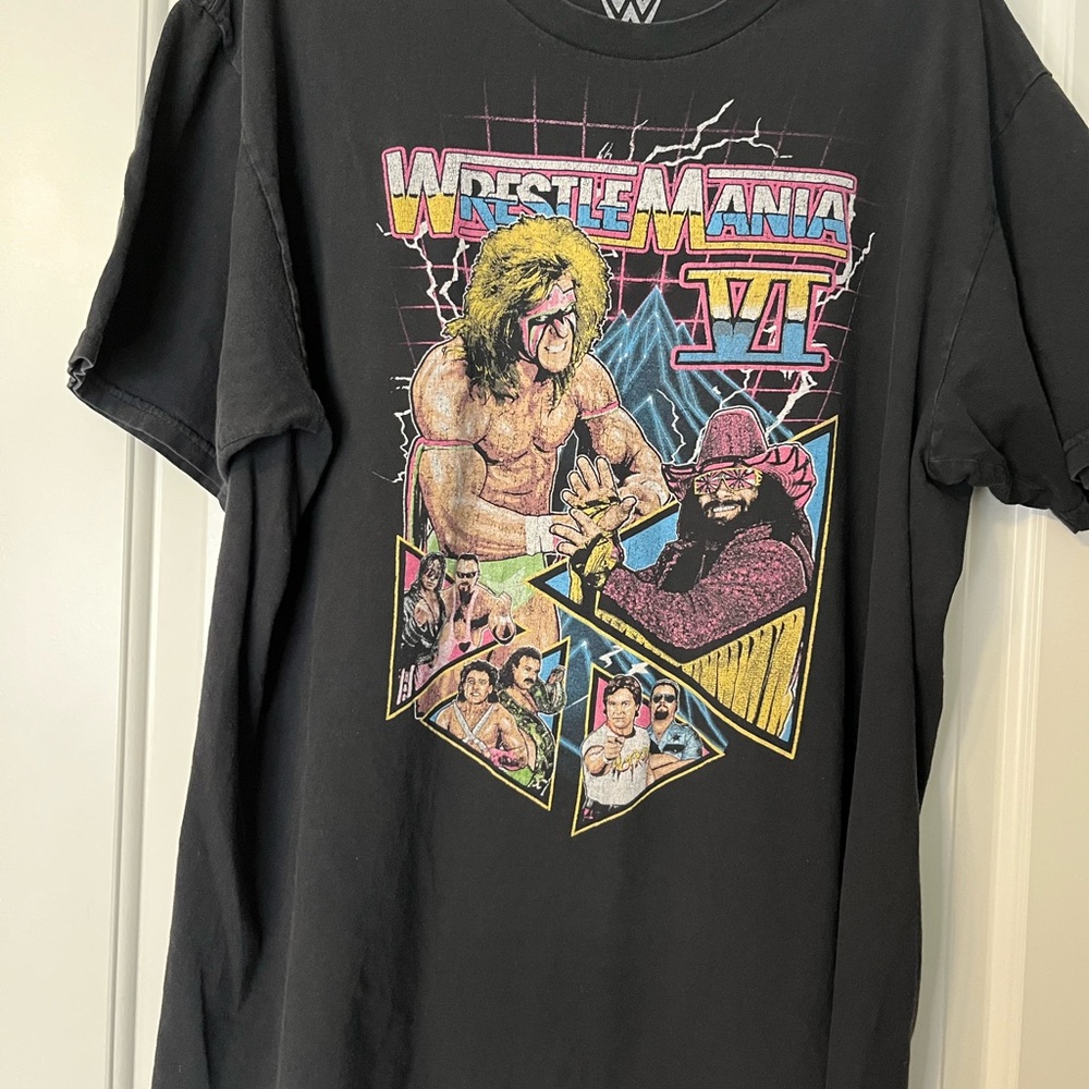 WWE WrestleMania VI Black T-Shirt Men’s XL
